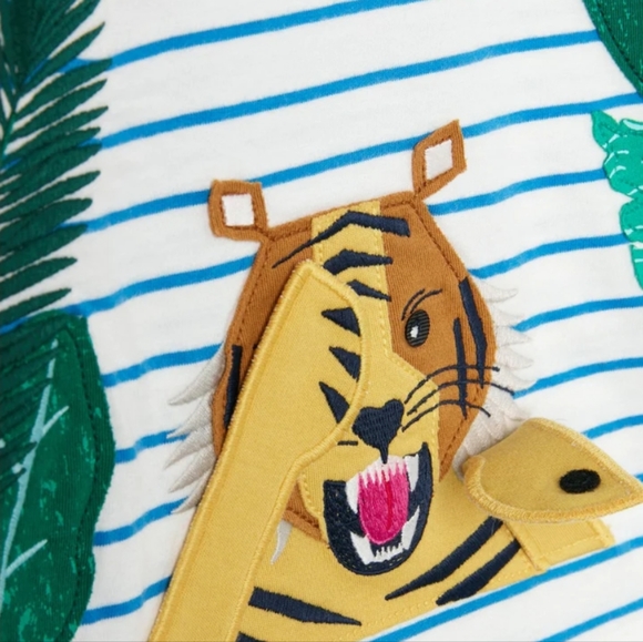 JOULES Chomp Long Sleeve Applique T-Shirt 7Y - Picture 3 of 5